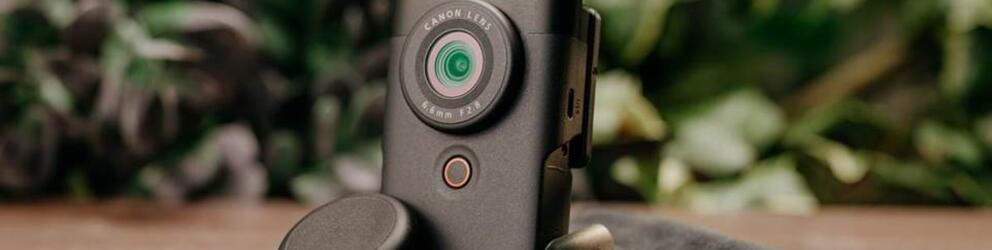 canon presenta su primera cámara compacta diseñada específicamente para vlogging