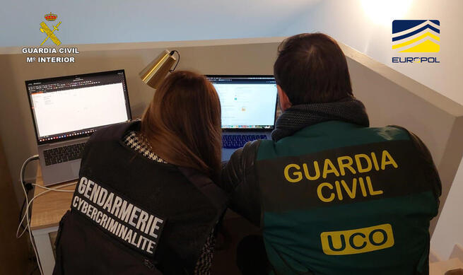 La Guardia Civil participa en la desarticulación de uno de los principales exchange de criptodivisas utilizado por el cibercrimen