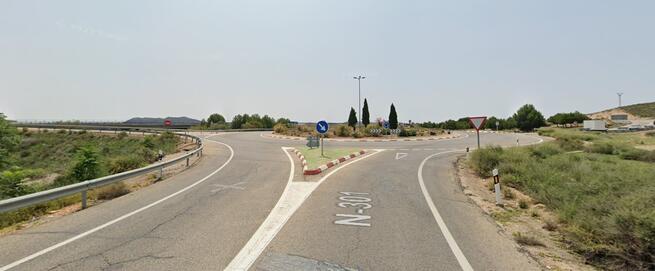 Cuatro heridos tras la salida de la vía de un minibús de un centro de educación especial en Tobarra (Albacete)