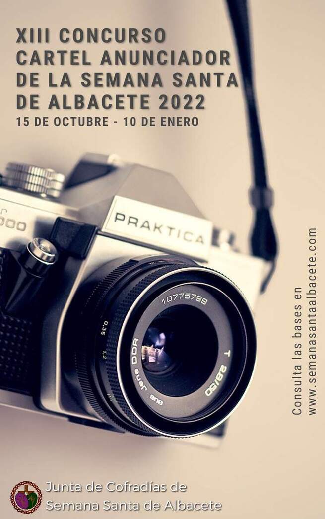 Se amplía la fecha para la presentación de carteles del XIII Concurso  del Cartel Anunciador de la Semana Santa 2022 de Albacete