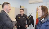El subdelegado del Gobierno de España en Ciudad Real y la alcaldesa de Alcázar de San Juan visitan la IV Compañía de la Guardia Civil y la Comisaría de Policía Nacional