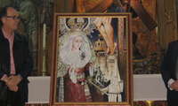 Imagen: Un precioso montaje de óleo sobre lienzo, protagonista del cartel anunciador de la Semana Santa manzanareña