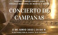 Toledo celebra este lunes su tradicional Concierto de Campanas con motivo de la Semana Grande del Corpus Christi