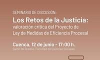 La Facultad de Ciencias Sociales de Cuenca promueve un debate en torno al proyecto de ley que reformará los procesos civiles