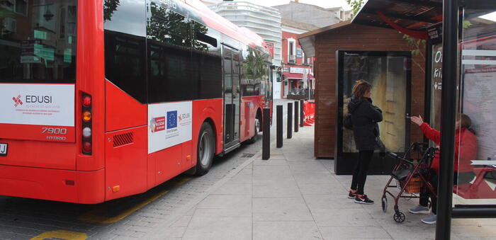 El uso del servicio público de autobús urbano en Alcázar crece más de un 22% durante el año 2023